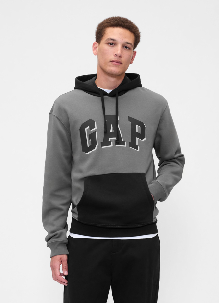 Мужское худи GAP с капюшоном 1159848029 (Серый M)