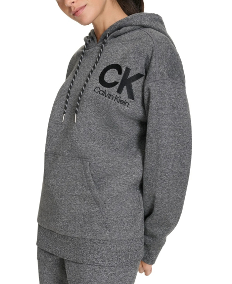 Женское худи на флисе Calvin Klein 1159848910 (Серый M)