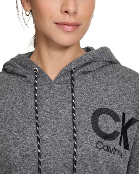Женское худи на флисе Calvin Klein 1159848910 (Серый M)