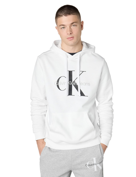 Чоловічий худий на флісі Calvin Klein з логотипом 1159851761 (Білий XL)