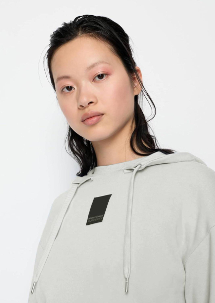 Жіноче худі Armani Exchange з капюшоном 1159853027 (Молочний L)