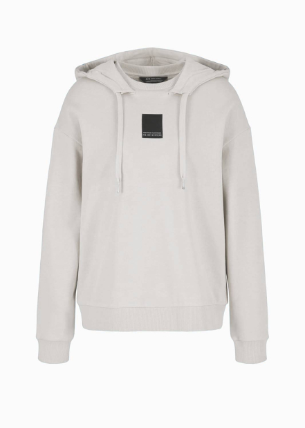 Жіноче худі Armani Exchange з капюшоном 1159853027 (Молочний L)