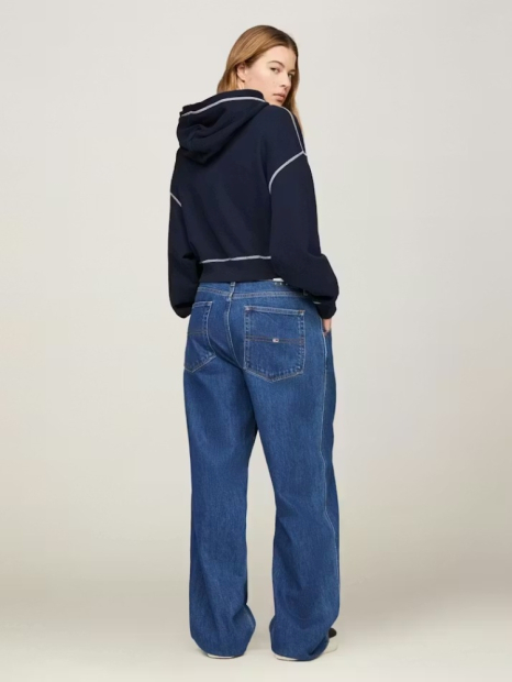 Укороченное худи Tommy Hilfiger 1159853409 (Синий XL)