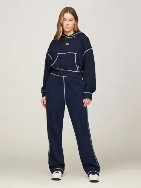 Укороченное худи Tommy Hilfiger 1159853409 (Синий XL)