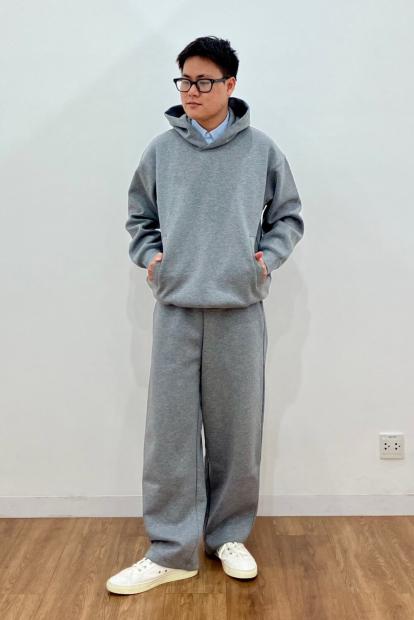 Худі оверсайз UNIQLO 1159856207 (Сірий XXL)