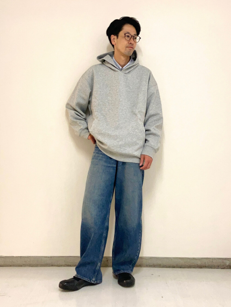 Худі оверсайз UNIQLO 1159856207 (Сірий XXL)