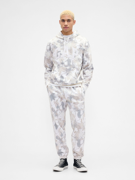 Чоловічий худий на флісі GAP з логотипом 1159856834 (Сірий L)