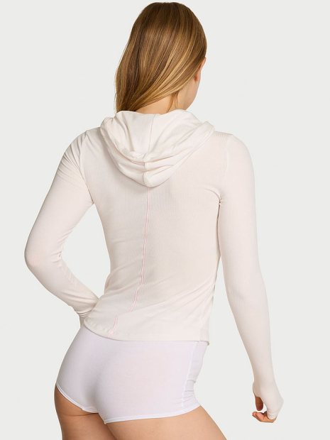 Женсокое худи Victoria's Secret в рубчик 1159857847 (Молочный S)