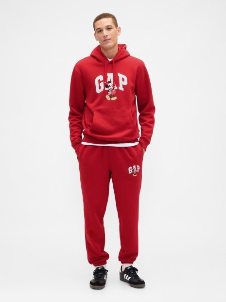 Мужское худи на флисе GAP × Disney 1159858247 (Красный L)