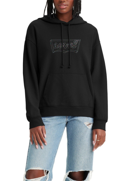 Женское худи Levi's 1159859835 (Черный 1X)