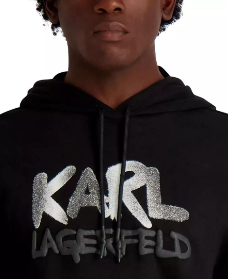 Мужское худи Karl Lagerfeld Paris с логотипом 1159859874 (Черный XL)