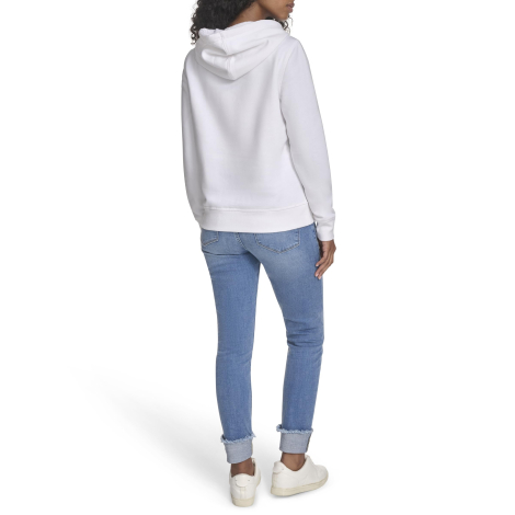 Женское худи Tommy Hilfiger на флисе 1159860144 (Белый M)