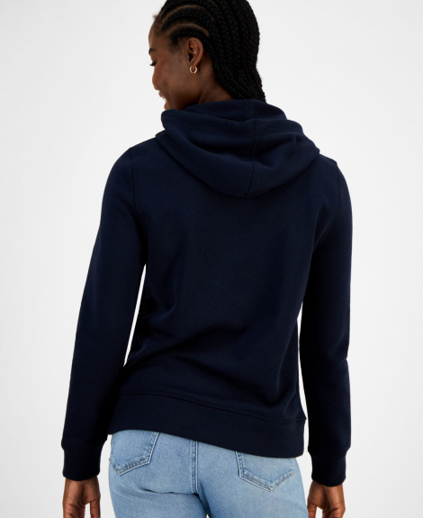 Женское худи Tommy Hilfiger на флисе 1159861248 (Синий XL)