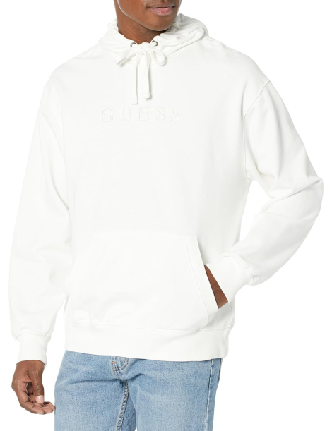 Чоловічий худі Guess з капюшоном 1159861921 (Білий XXL)