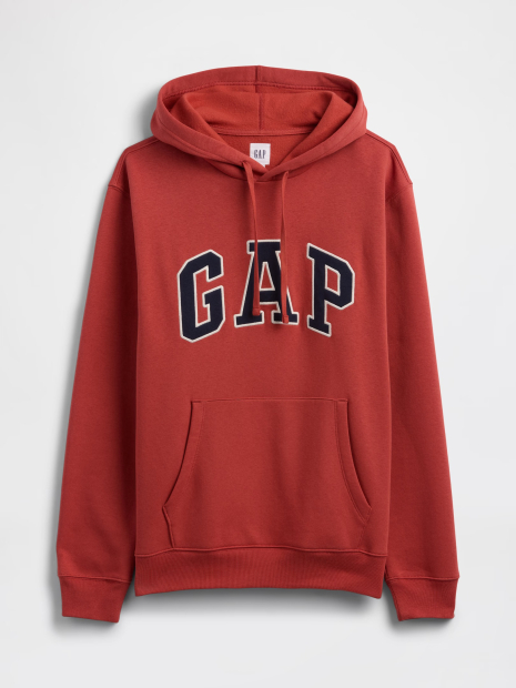 Чоловічий худі на флісі GAP з логотипом 1159862192 (Червоний XXL)