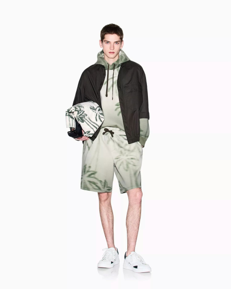 Мужское худи Armani Exchange 1159862315 (Зеленый XXL)