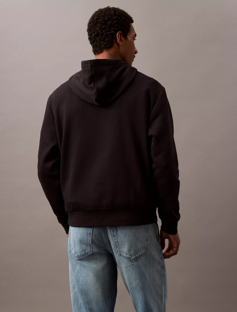 Мужское худи на флисе Calvin Klein с логотипом 1159862986 (Черный M)