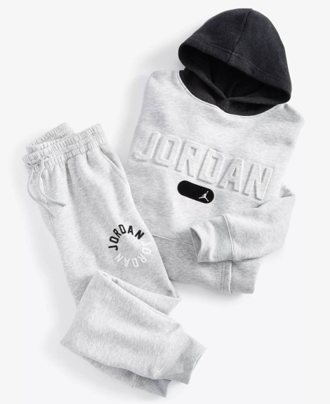 Дитяче худі на флісі Nike Jordan 1159863724 (Сірий 147-163 см) на зріст 147-163 см