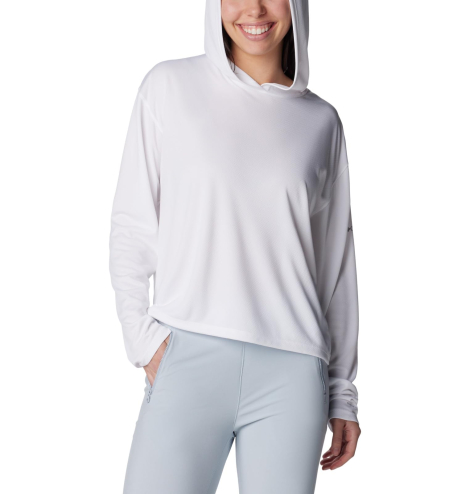 Женское худи Columbia с защитой +50UPF 1159864254 (Белый XXL)