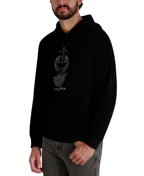 Чоловічий худі Karl Lagerfeld Paris з капюшоном 1159864876 (Чорний L)
