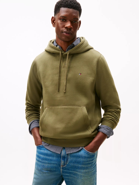 Чоловічий худі від Tommy Hilfiger на флісі 1160034477 (Зелений M)