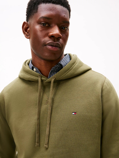Чоловічий худі від Tommy Hilfiger на флісі 1160034477 (Зелений M)
