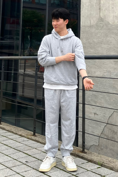 Худі UNIQLO 1160715678 (Сірий XL)