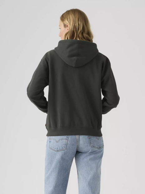 Женское худи Levi's на флисе 1161032561 (Серый S)