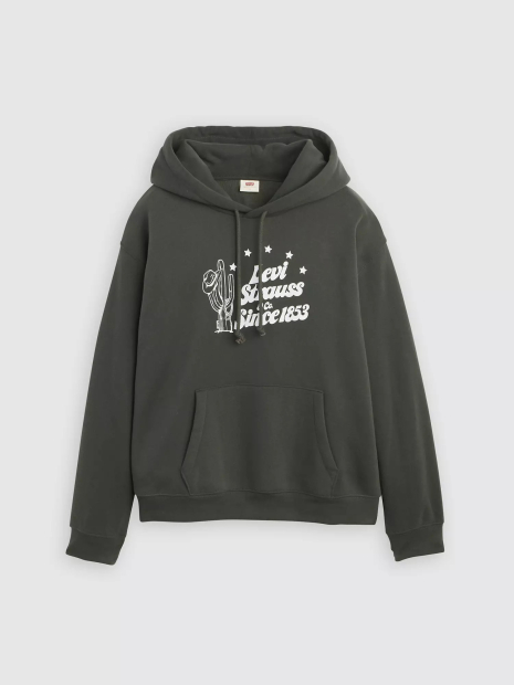 Женское худи Levi's на флисе 1161032120 (Серый L)