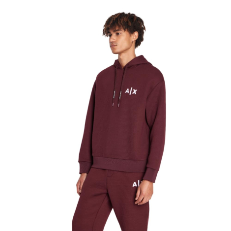Мужское худи Armani Exchange 1161450684 (Бордовый XXL)