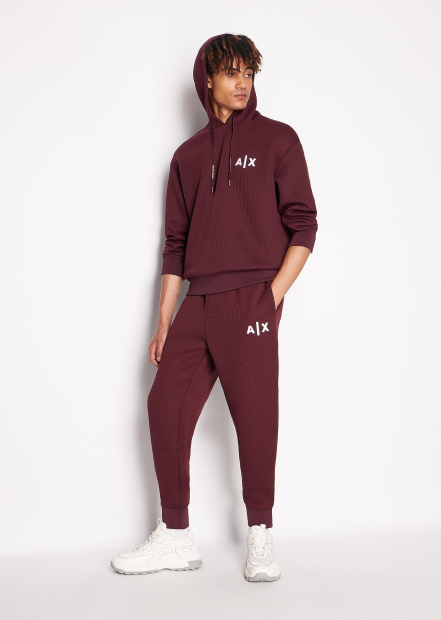 Мужское худи Armani Exchange 1161450684 (Бордовый XXL)
