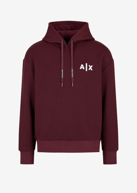 Мужское худи Armani Exchange 1161450684 (Бордовый XXL)
