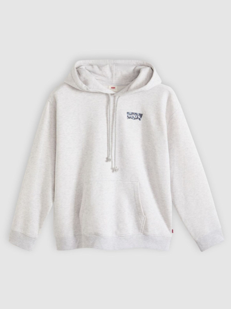 Жіноче худі Levi's на флісі 1161779575 (Сірий S)