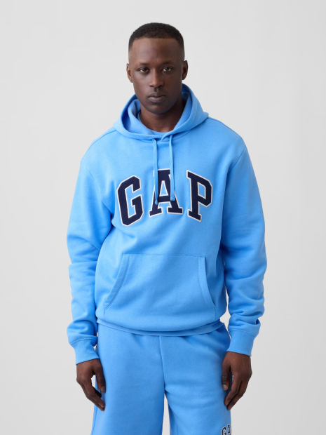 Худи на флисе GAP с логотипом 1162359932 (Голубой XXL)