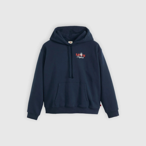 Женское худи Levi's на флисе 1162960384 (Синий XXL)