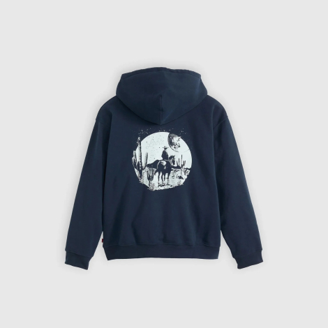Женское худи Levi's на флисе 1162960384 (Синий XXL)