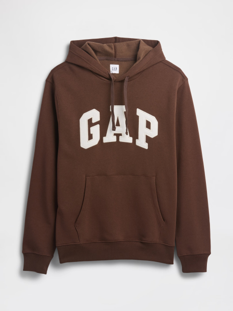 Худи на флисе GAP с логотипом 1162962591 (Коричневый XL)
