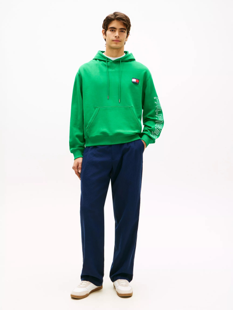 Мужское худи Tommy Hilfiger с логотипом 1163329641 (Зеленый XL)