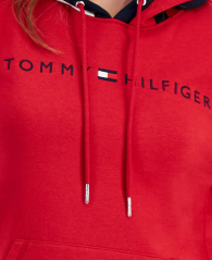 Женское худи Tommy Hilfiger на флисе 1159838144 (Красный XL)
