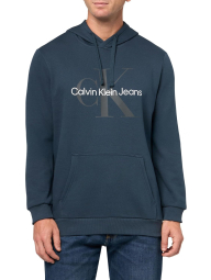 Мужское худи на флисе Calvin Klein с логотипом 1159838631 (Синий XXL)