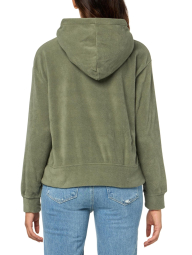 Женское флисовое худи GAP с капюшоном 1159839052 (Зеленый XS)