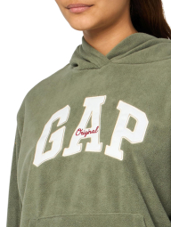 Жіноче флісове худі GAP з капюшоном 1159839052 (Зелений XS)