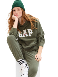 Жіноче флісове худі GAP з капюшоном 1159839052 (Зелений XS)