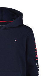 Детское худи на флисе Tommy Hilfiger с логотипом 1159839573 (Синий L)