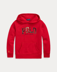Детское худи на флисе Polo Ralph Lauren с логотипом 1159839814 (Красный L)
