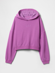 Женское худи на флисе GAP с капюшоном 1159842258 (Сиреневый L)