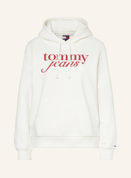 Женское худи с логотипом Tommy Hilfiger на флисе 1159842696 (Белый L)