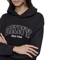 Жіноче худі DKNY на флісі 1159842866 (Чорний S)