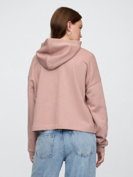 Женское худи на флисе GAP с V-образным вырезом 1159843177 (Розовый XL)