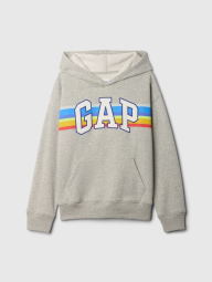 Детское худи на флисе GAP с логотипом 1159843374 (Серый S)